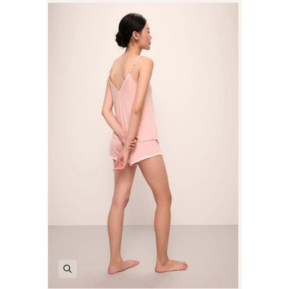 EBERJEY Women's Frida Cami & Shortie PJ Set Small Soft, Pink Modal NWT - Picture 3 of 3